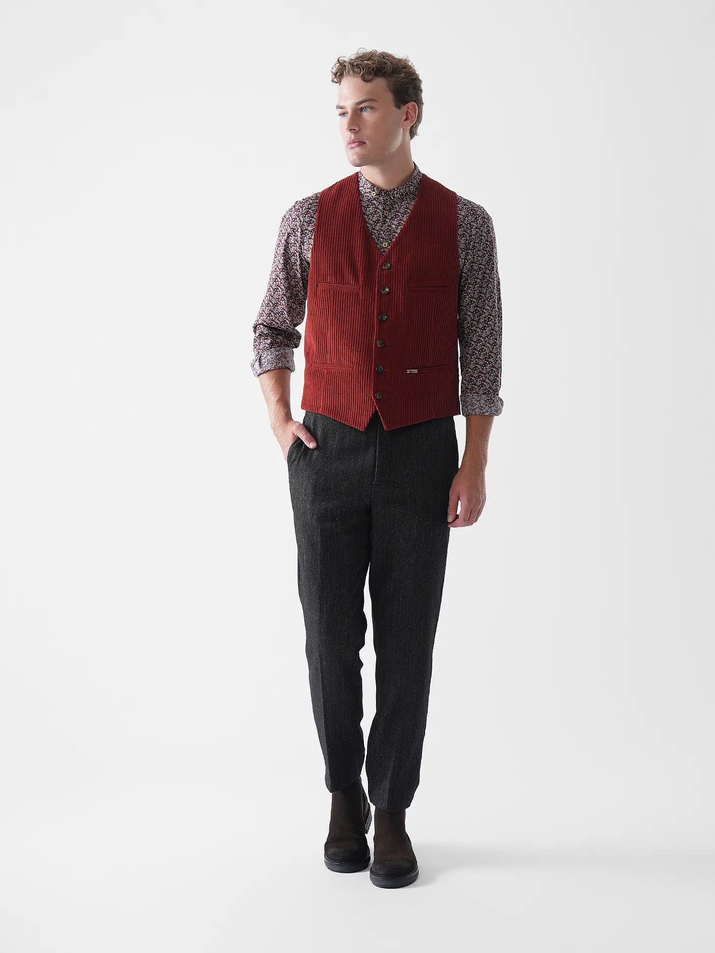 LUIS TRENKER | Trachtengilet LUSEBASTIAN | rot